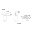 TOTO TEU1GAI412#CP Iot Efv Exposed Urinal 1.0G