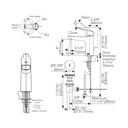 TOTO TLG03301U#PN Faucet,Single Lav,Gs 1.2Gpm Polished Nickel W/ Pop