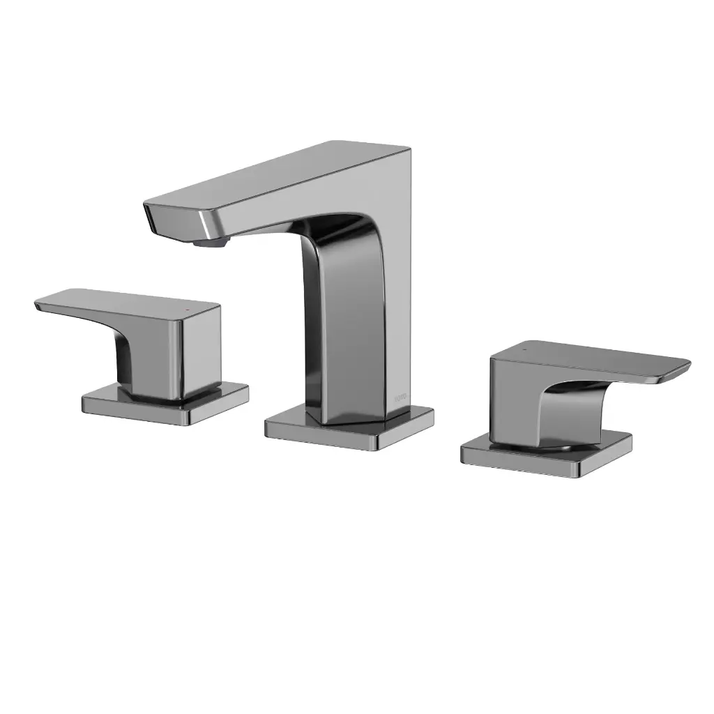 TOTO TLG07201U#PBR Faucet,Widespread Lav,Ge 1.2Gpm Polished Brz W/ Popup