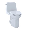 TOTO MS854114ELR Eco Ultramax One Piece Elongated Toilet Cotton Right Lever