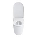 TOTO MS8732CUMFG#01B Neorest Ls Integrated Smart Toilet Cotton With Black Trim