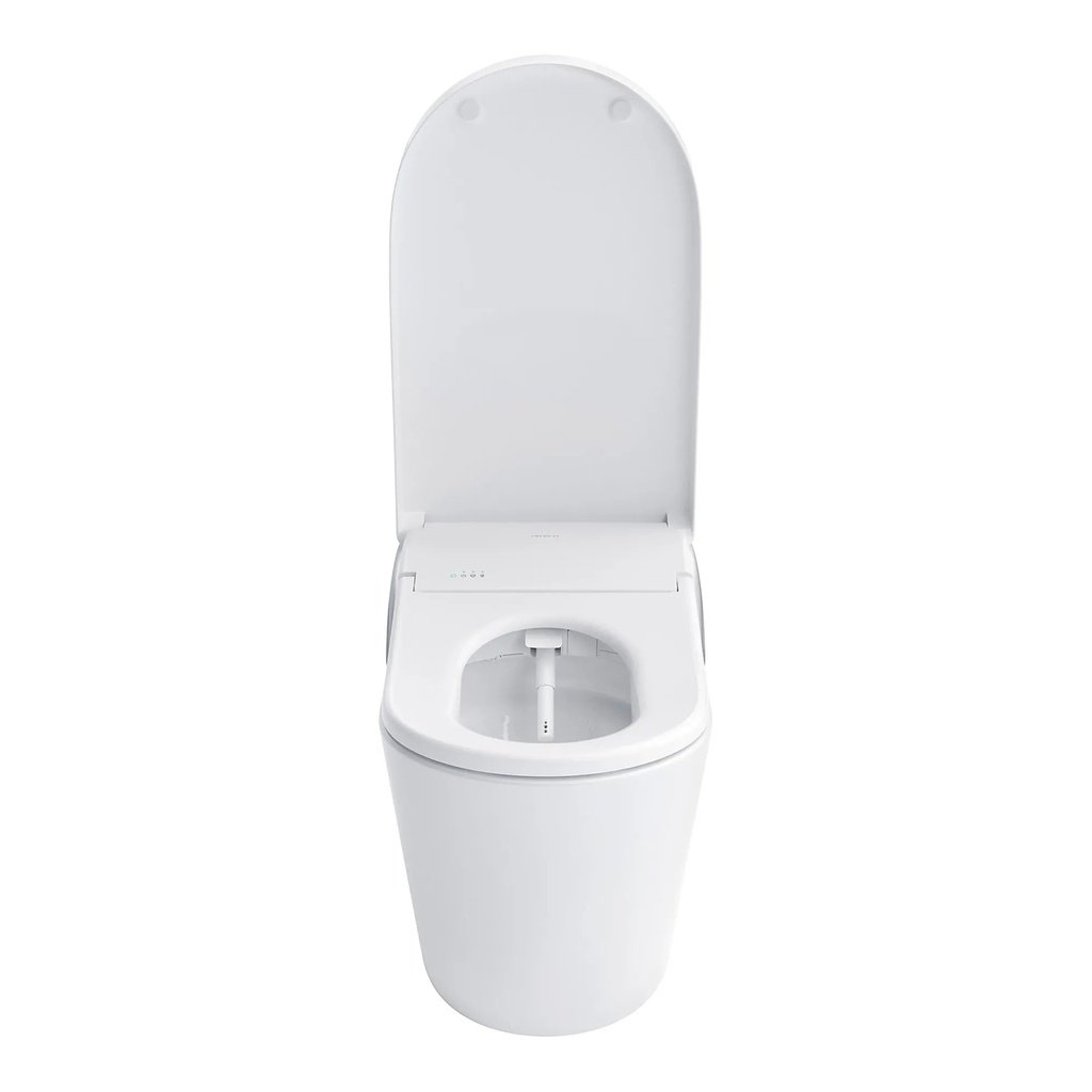 TOTO MS8732CUMFG#01S Neorest Ls Integrated Smart Toilet Cotton With Silver Trim