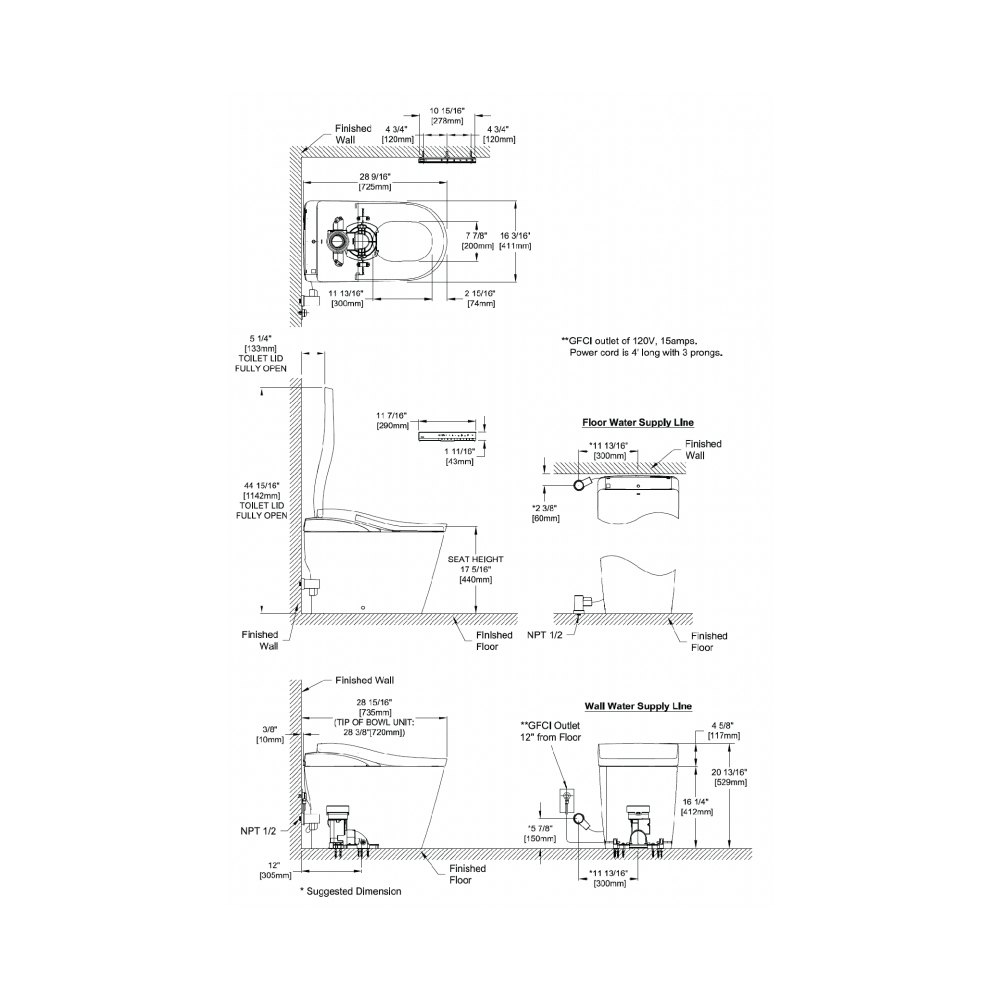 TOTO MS8732CUMFG#01S Neorest Ls Integrated Smart Toilet Cotton With Silver Trim