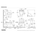 TOTO MW6083446CSFG#01 Ultramax Washlet+ 1.6 GPF One Piece Toilet Cotton