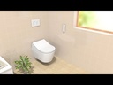 TOTO CWT4494049CMFGA#MS SX Wall Hung Toilet With Auto Flush Washet Cotton