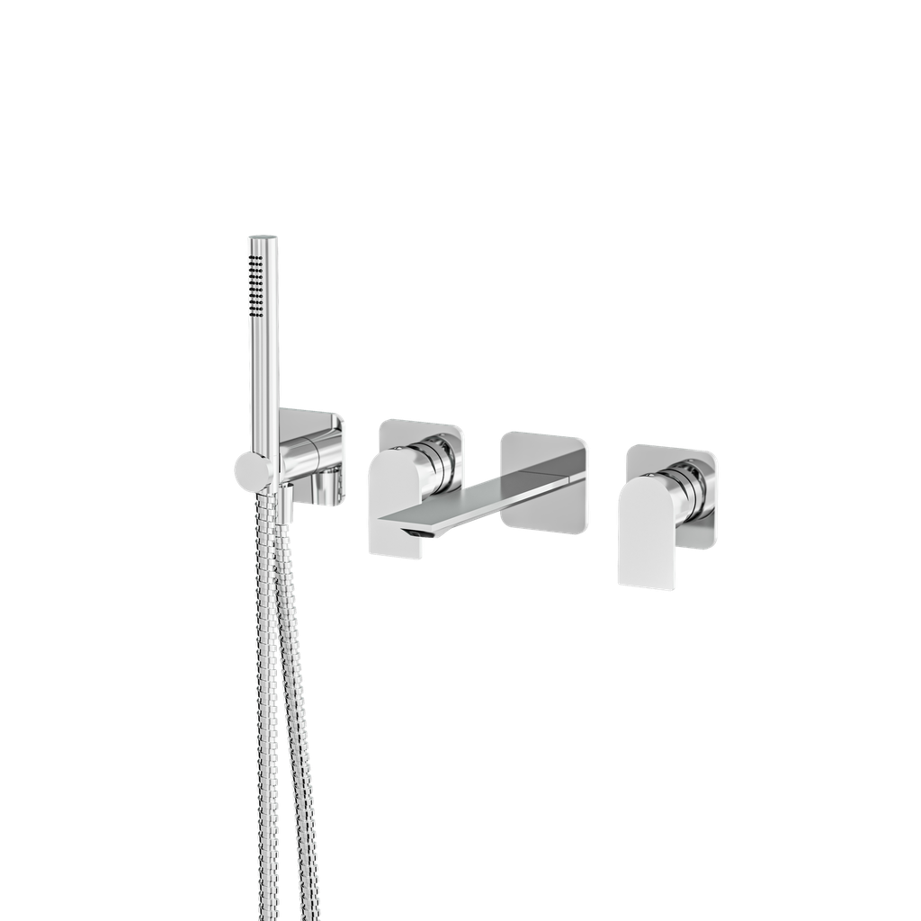 Aquabrass 92N04 Alpha Wallmount Tub Filler Trim Only