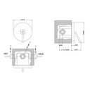 Gessi 33744 Goccia Wall Mounted Washbasin Mixer Control Trim Chrome 2