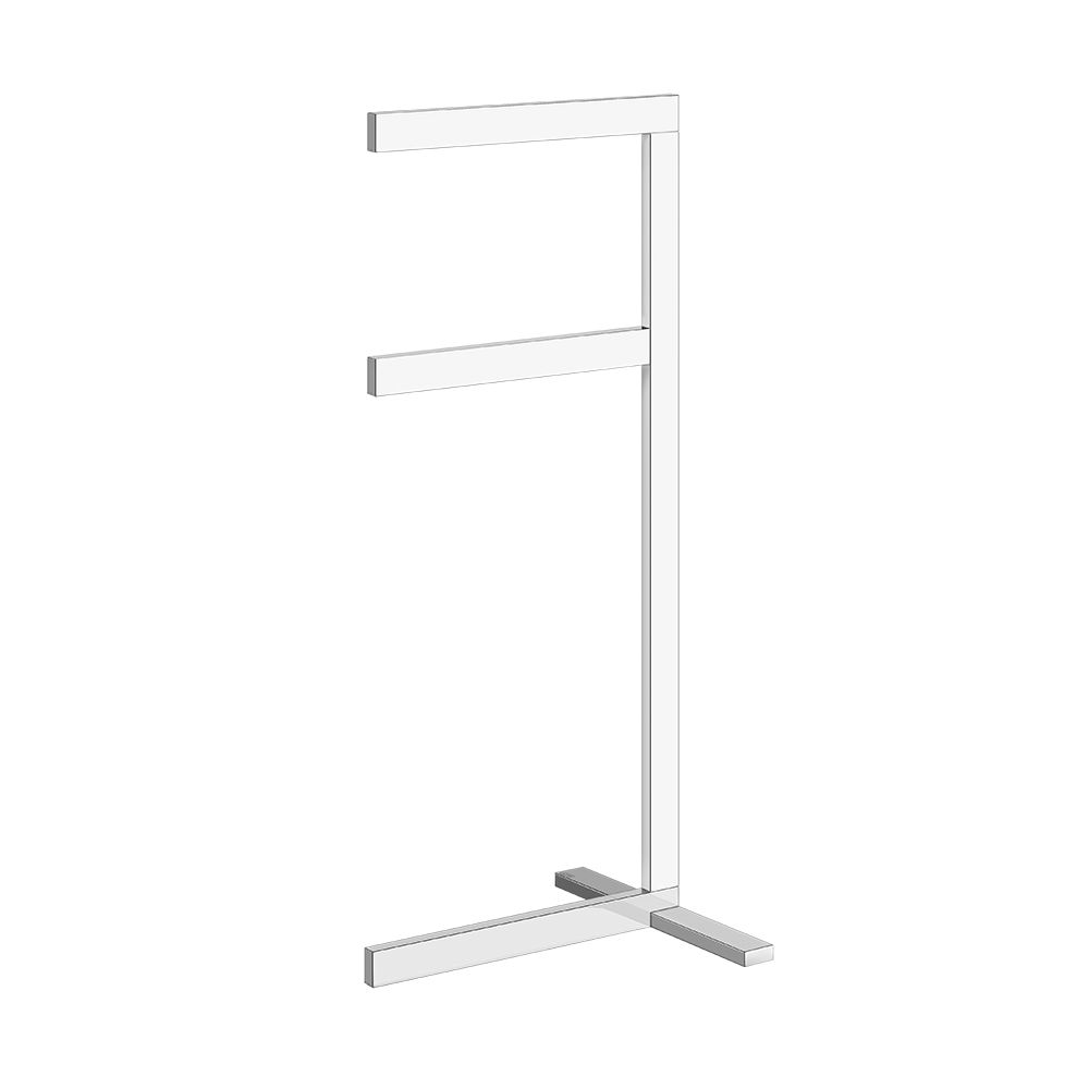 Gessi 20939 Rettangolo Freestanding Towel Rack Chrome 1