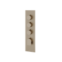Aquabrass SR3392BN Alpha Trim Set T12003 Valve Brushed Nickel