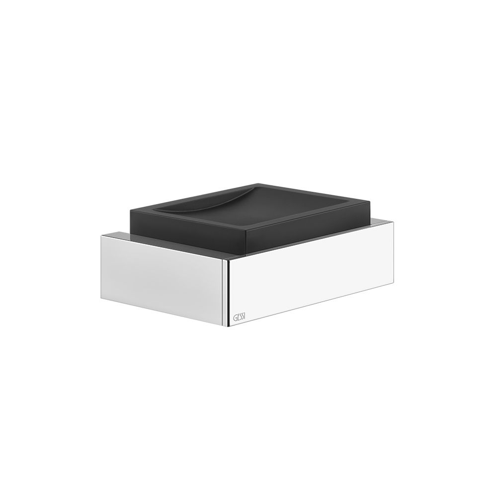 Gessi 20802 Rettangolo Wall Mounted Soap Dish Black Neolyte 1