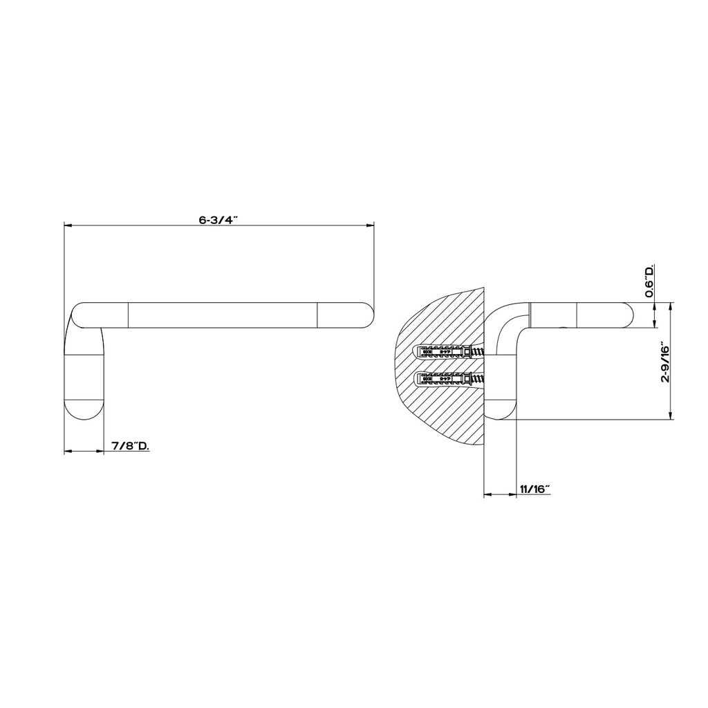Gessi 38055 Goccia Wall Mounted Tissue Holder Chrome 2