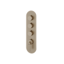 Aquabrass R3348BN Aria Trim Set T12003 Valve Brushed Nickel