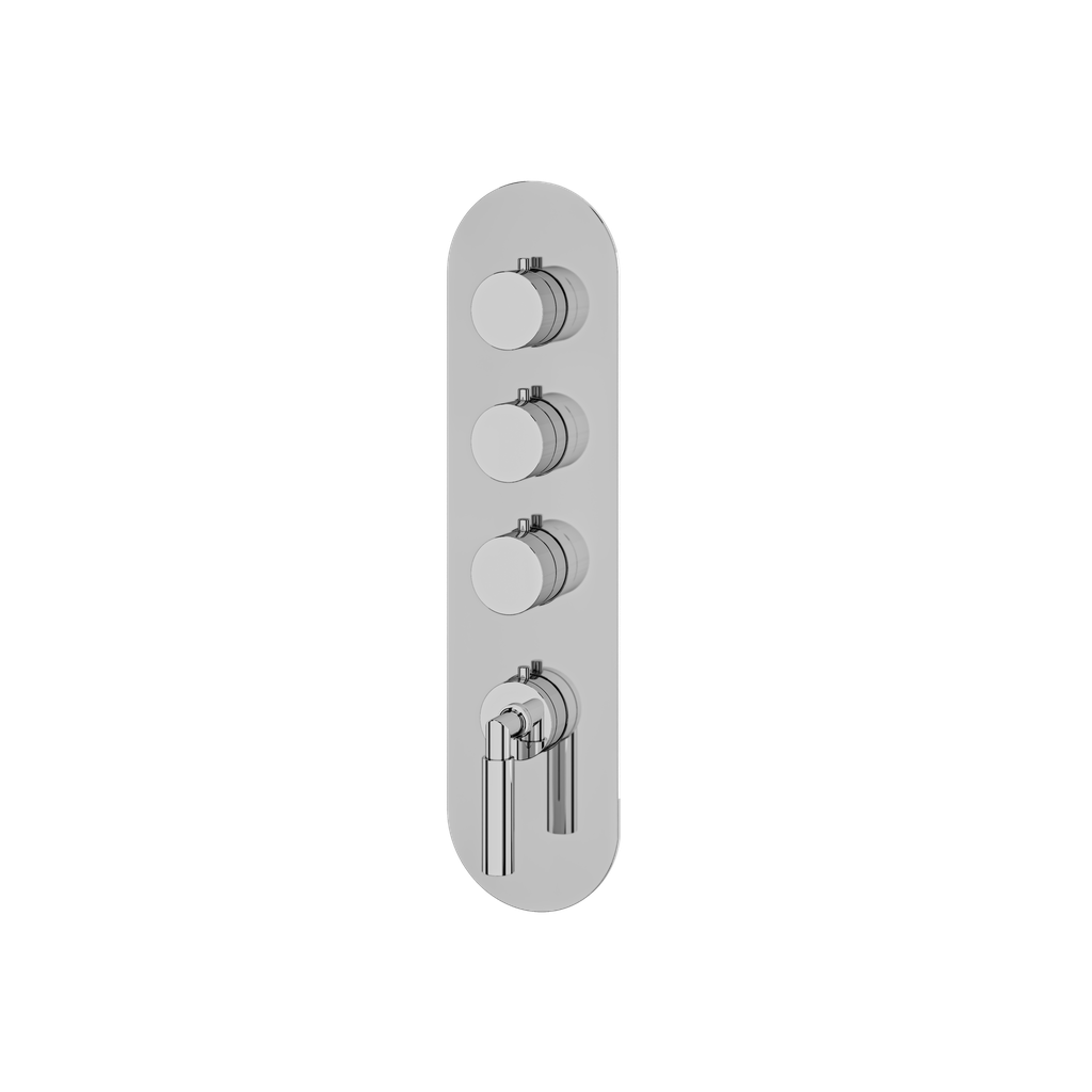 Aquabrass R3348PC Aria Trim Set T12003 Valve Polished Chrome