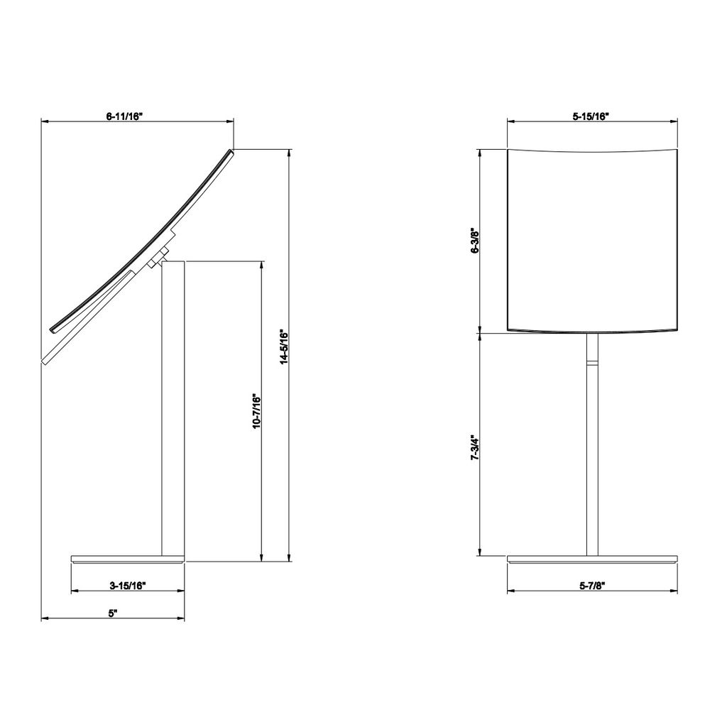 Gessi 20988 Rettangolo Pivotable Magnifying Mirror Chrome 2