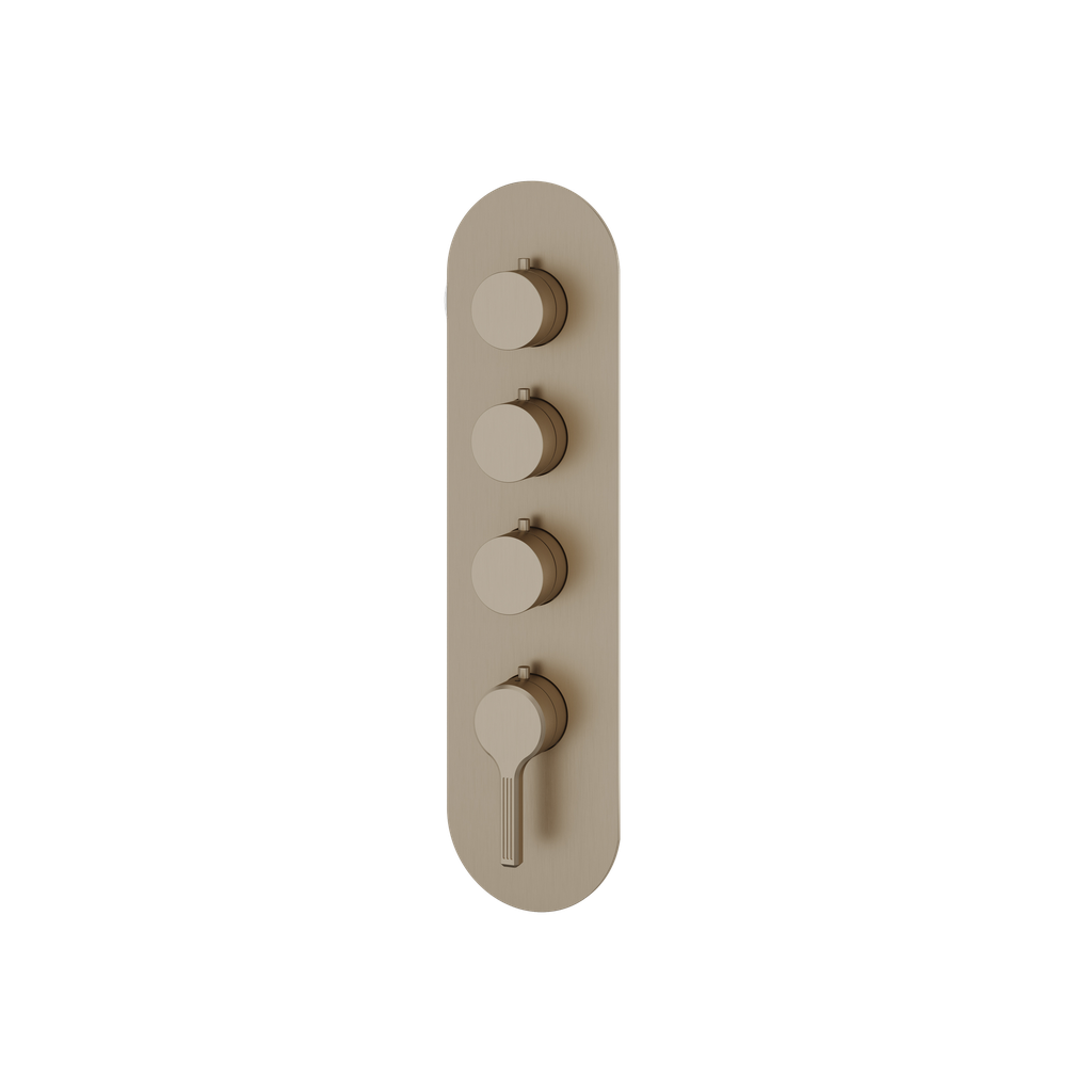 Aquabrass R3347BN Ariston Trim Set T12003 Valve Brushed Nickel