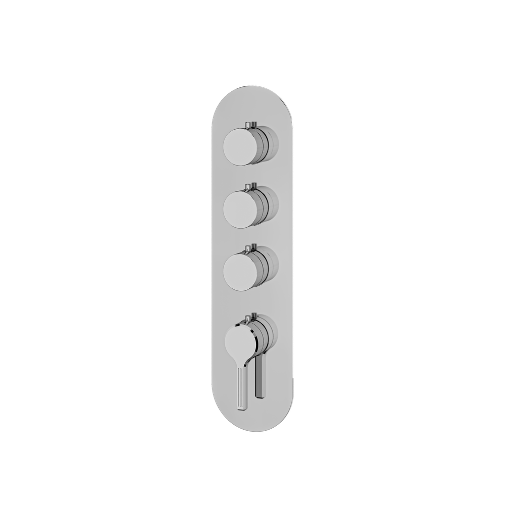 Aquabrass R3347PC Ariston Trim Set T12003 Valve Polished Chrome
