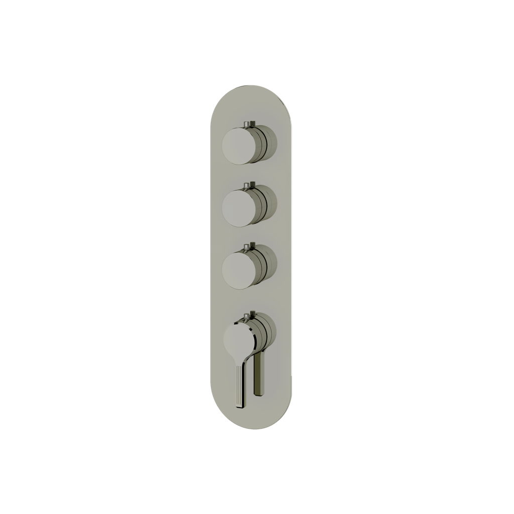 Aquabrass R3347PN Ariston Trim Set T12003 Valve Polished Nickel
