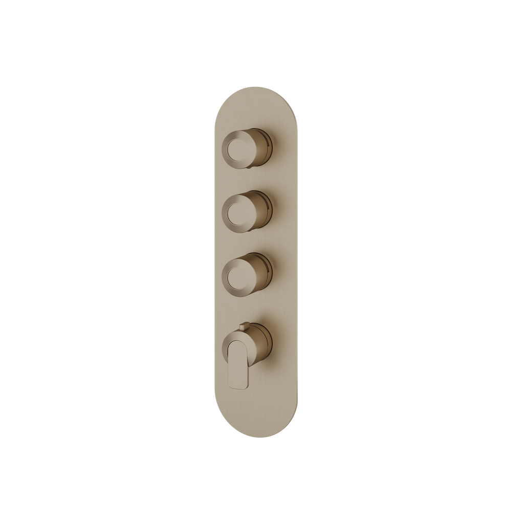 Aquabrass R3367BN C67 Trim Set T12003 Valve Brushed Nickel