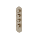 Aquabrass R3367BN C67 Trim Set T12003 Valve Brushed Nickel