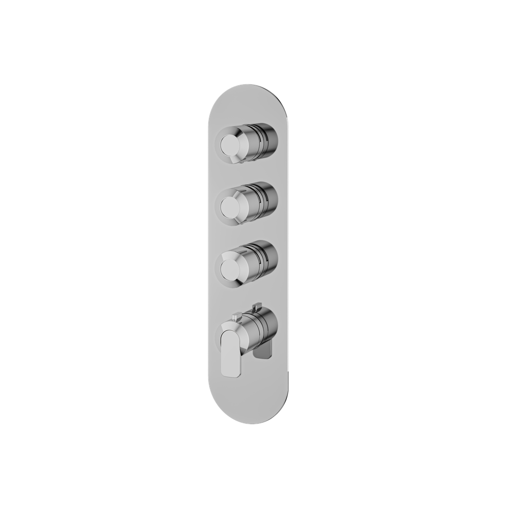 Aquabrass R3367PC C67 Trim Set T12003 Valve Polished Chrome