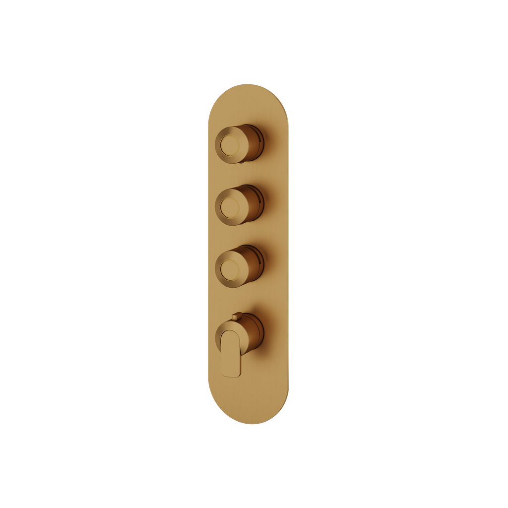Aquabrass R3367PGD C67 Trim Set T12003 Valve Polished Gold