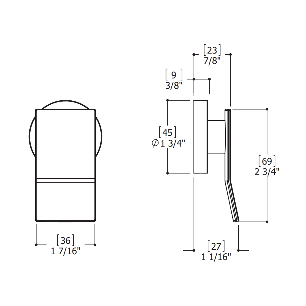 Aquabrass 19495 Chicane Handle For Thermo Valve
