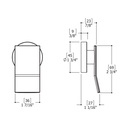 Aquabrass 19495 Chicane Handle For Thermo Valve