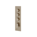 Aquabrass SR3319BN Chicane Trim Set T12003 Valve Brushed Nickel