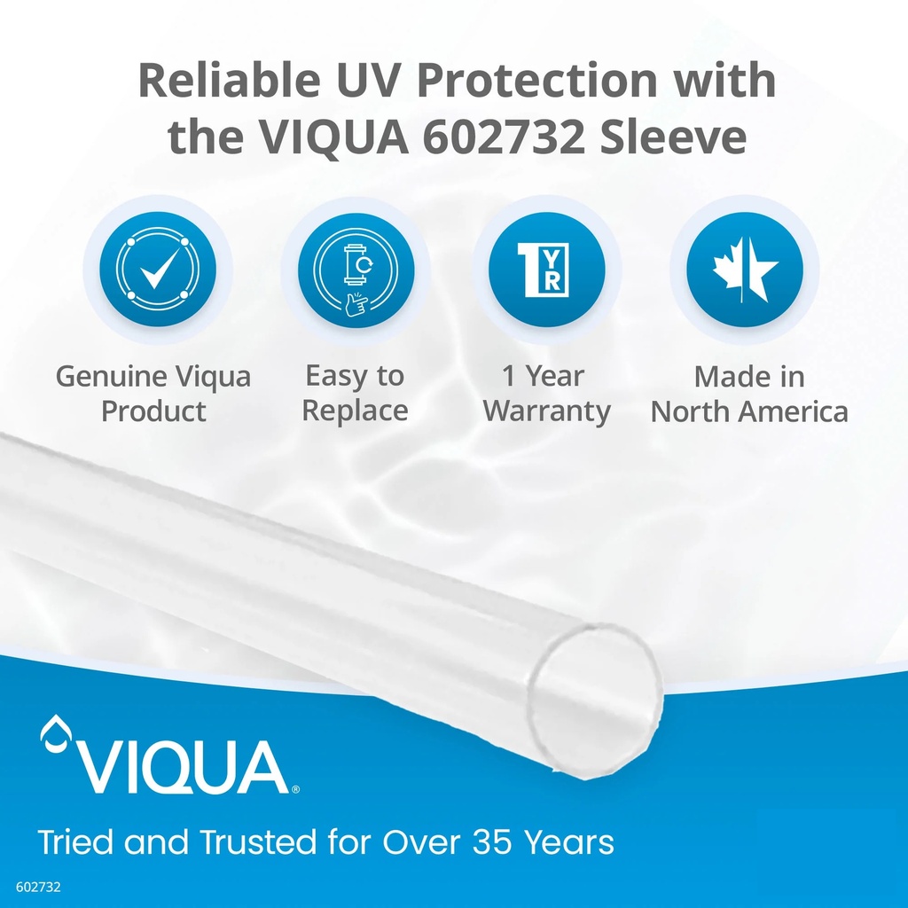 Viqua 602732 Replacement Quartz Sleeve