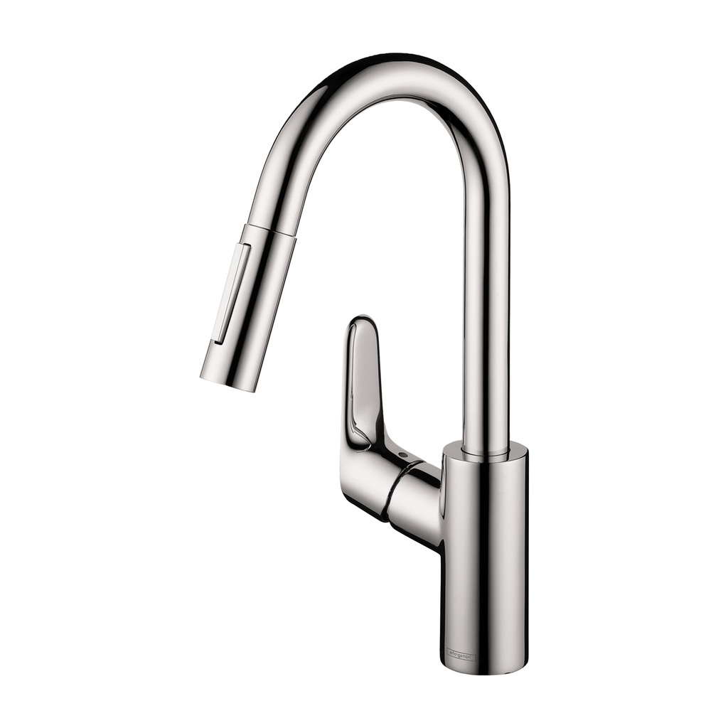 Hansgrohe 04506001 Focus HighArc Pull Down Prep Kitchen Faucet Chrome
