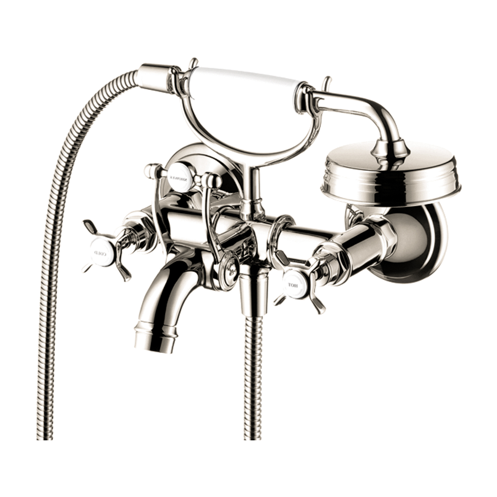 Hansgrohe 16561831 Axor Montreux 2 Handle Wall Mounted Tub Filler Cross Handles