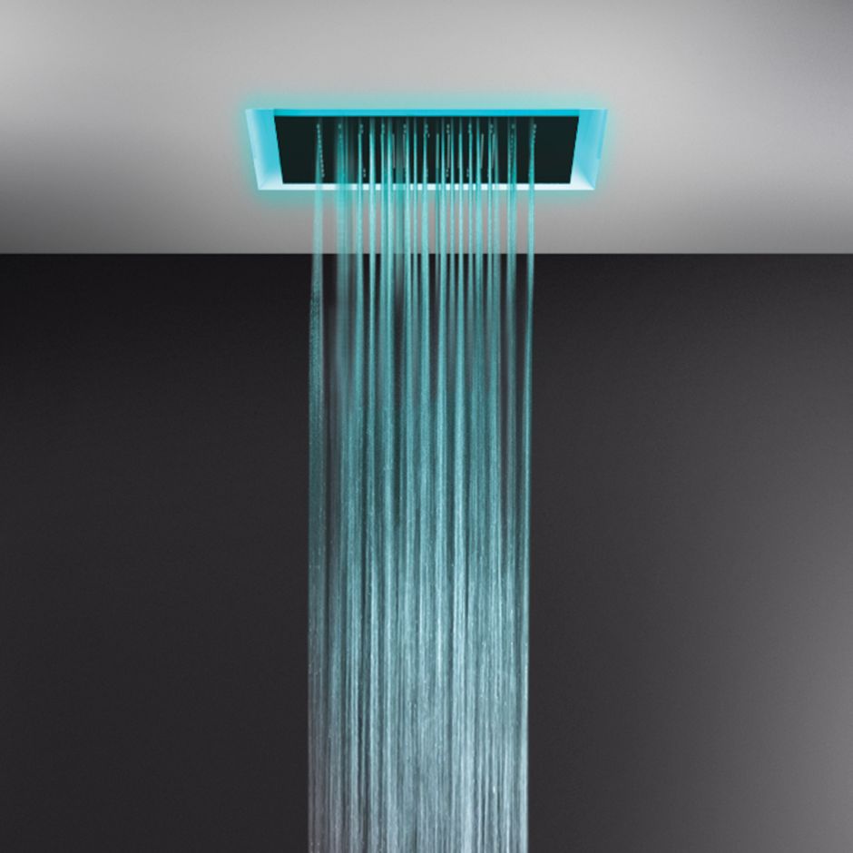 Gessi 57509 23-7/16 Built-In Shower System With Rainfall Function White 1