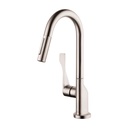 Hansgrohe 39836801 Axor Citterio Prep 2-Spray Kitchen Faucet Steel Optik