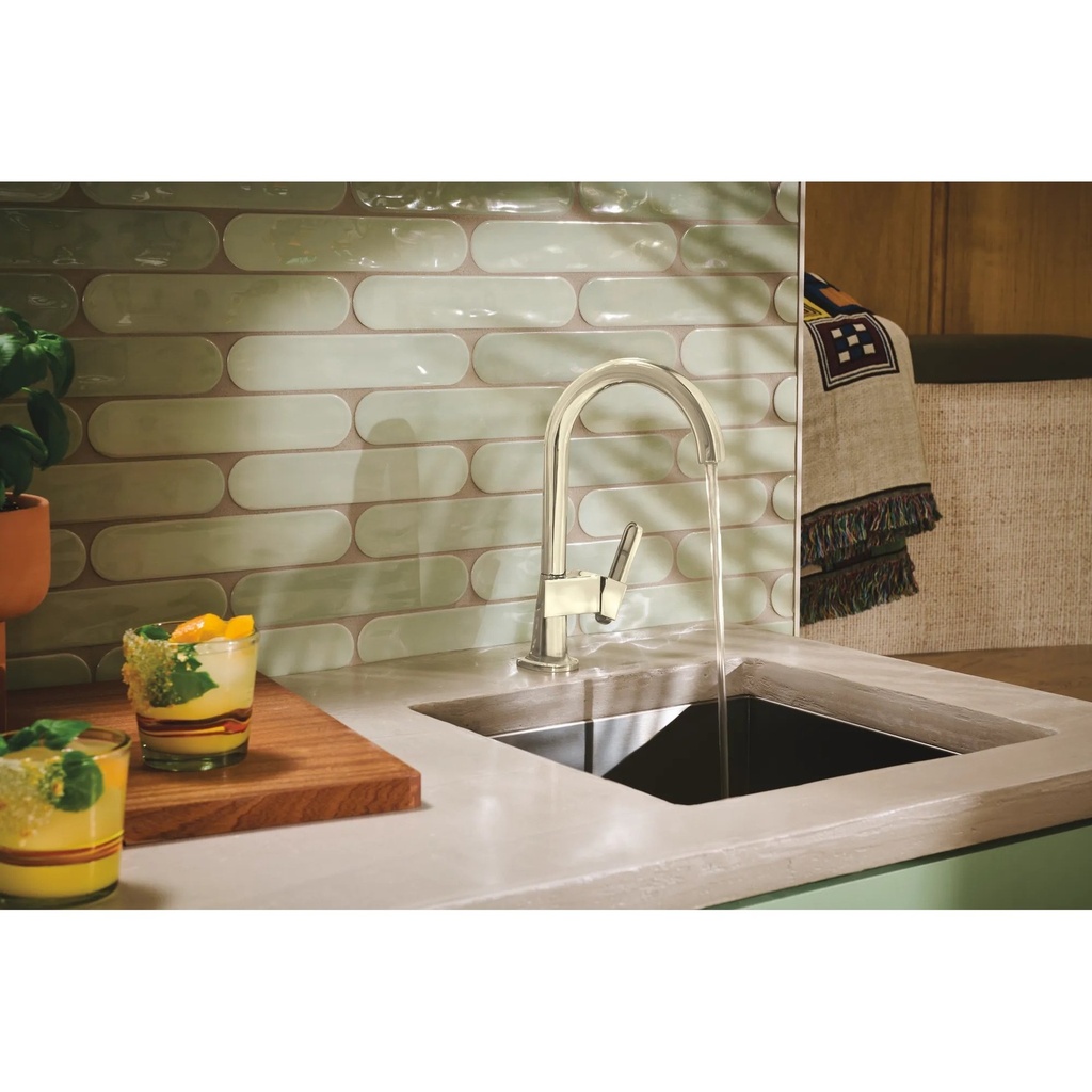 Brizo 61022LF-BNXLHP Bar Faucet With Arc Spout Less Handle