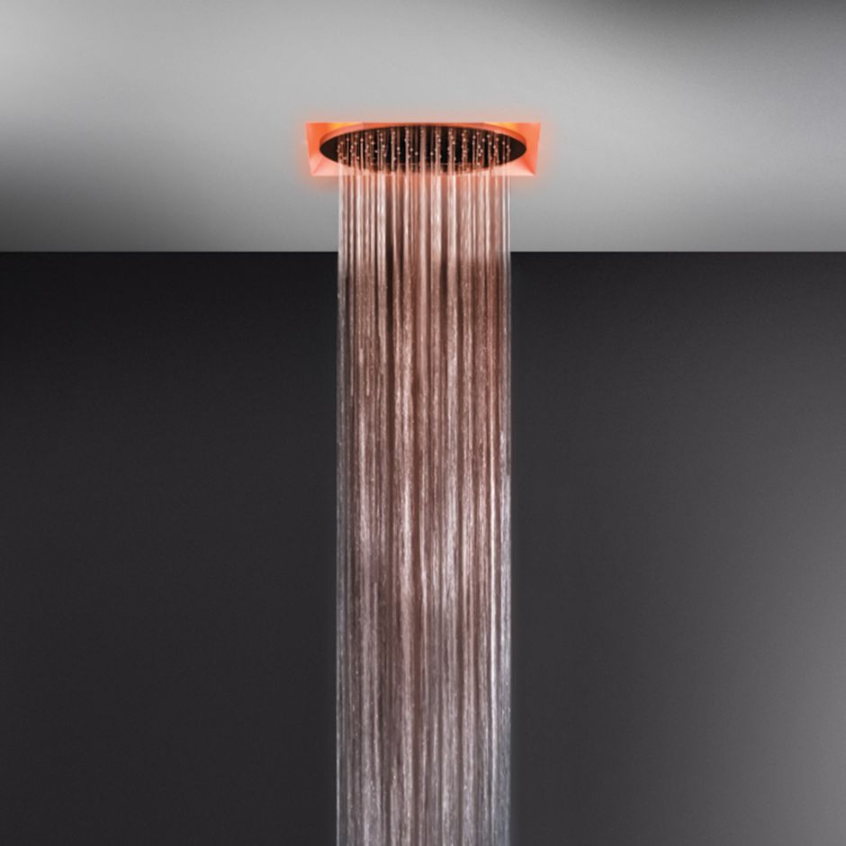 Gessi 57601 14 Built-In Shower System With Rainfall Function White 1