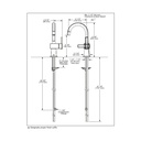 Brizo 61322LF-C-PC Beverage Faucet With Arc Spout