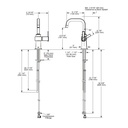Brizo 61323LF-H-SS Instant Hot Faucet With Square Spout