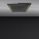 Gessi 57927 19-7/8 Multifunction System With Rainfall Mirror Steel 1