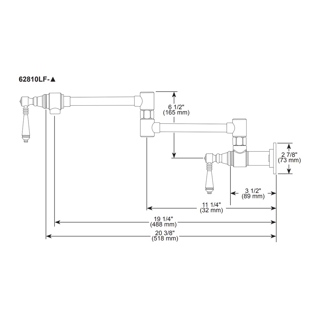 Brizo 62822LF-GL Pot Filler