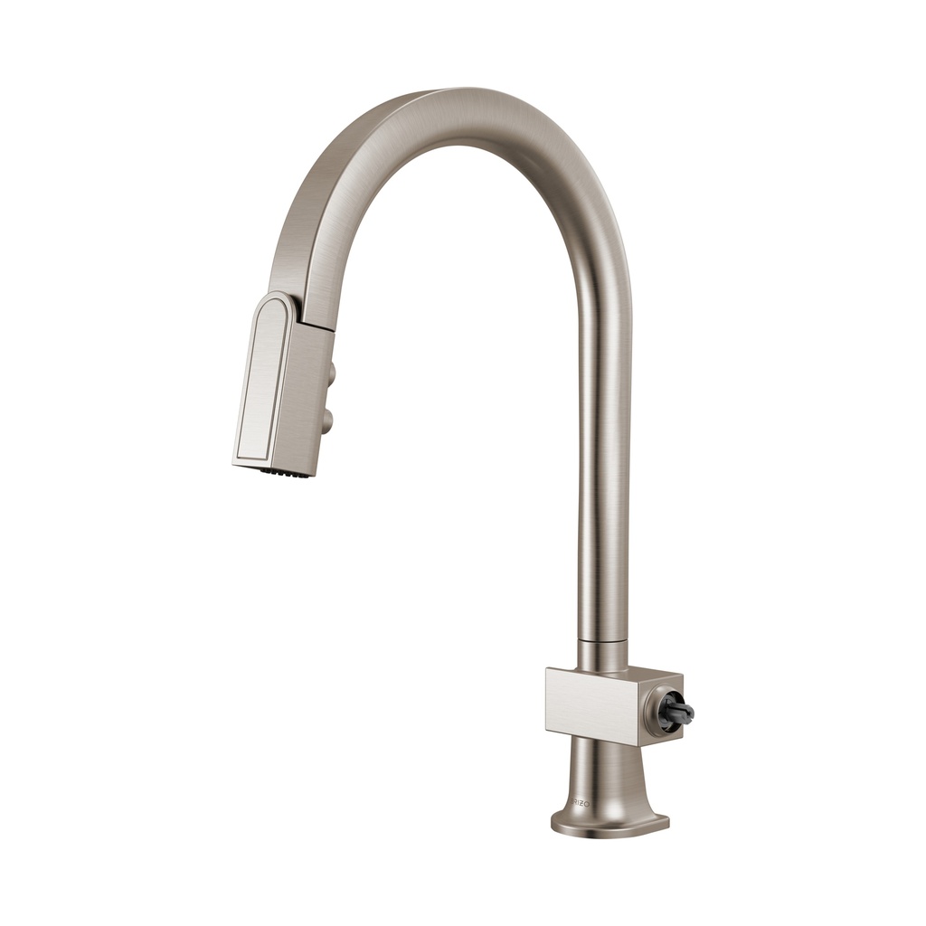 Brizo 63022LF-SSLHP Pull-Down Faucet With Arc Spout Less H