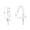 ALT 40875 Bettola Kitchen Faucet Chrome 2