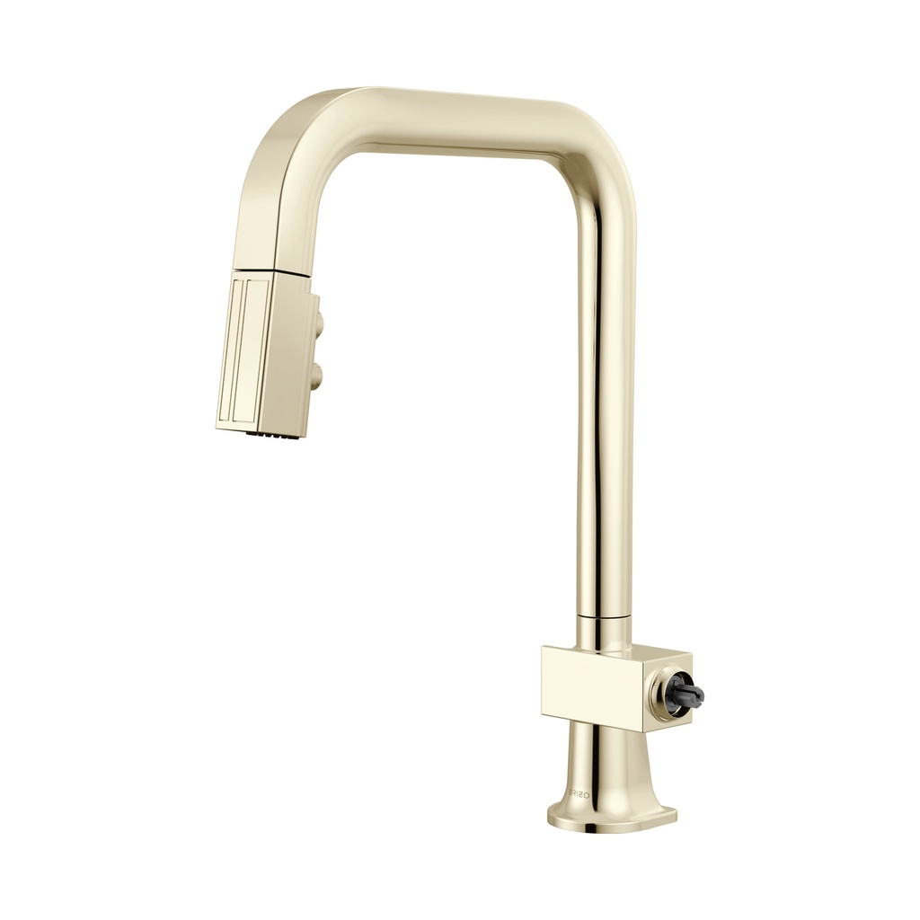 Brizo 63023LF-PNLHP Pull-Down Faucet With Square Spout Les