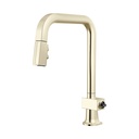 Brizo 63023LF-PNLHP Pull-Down Faucet With Square Spout Les