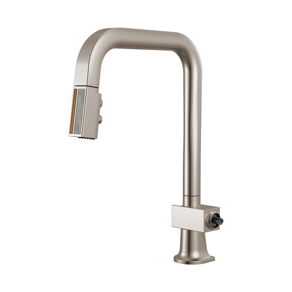 Brizo 63023LF-SSWDLHP Pull-Down Faucet With Square Spout Les