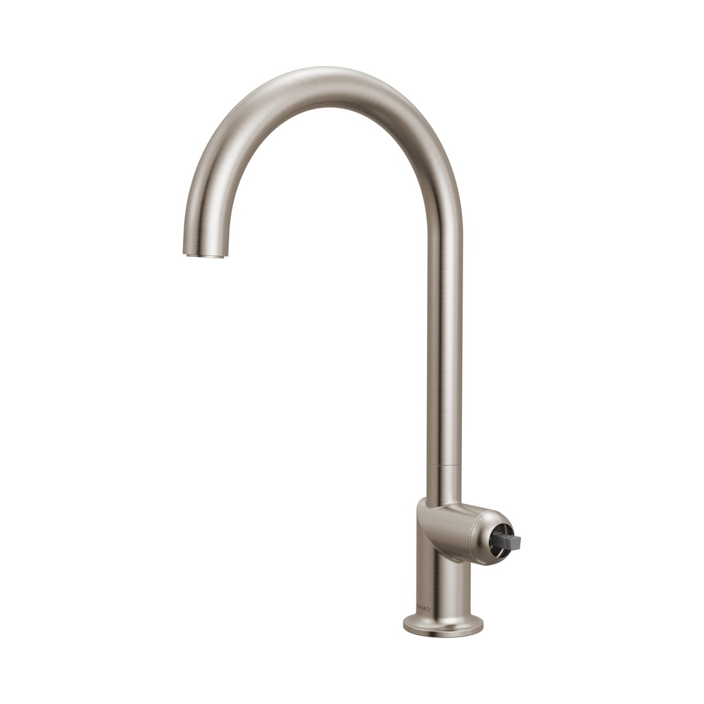 Brizo 63075LF-SSLHP-OD Odin Deck Mount Faucet With Arc Spout Less