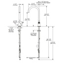 Brizo 63075LF-SSLHP-OD Odin Deck Mount Faucet With Arc Spout Less