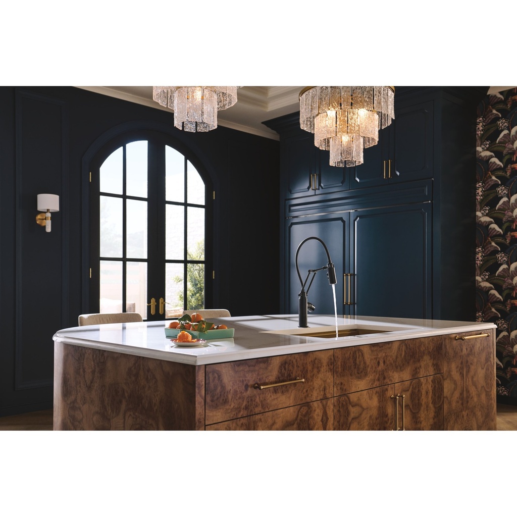 Brizo 63121LF-GLLHP Articulating Kitchen Faucet 1L