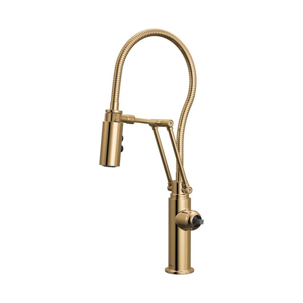 Brizo 63121LF-PGLHP Articulating Kitchen Faucet 1L