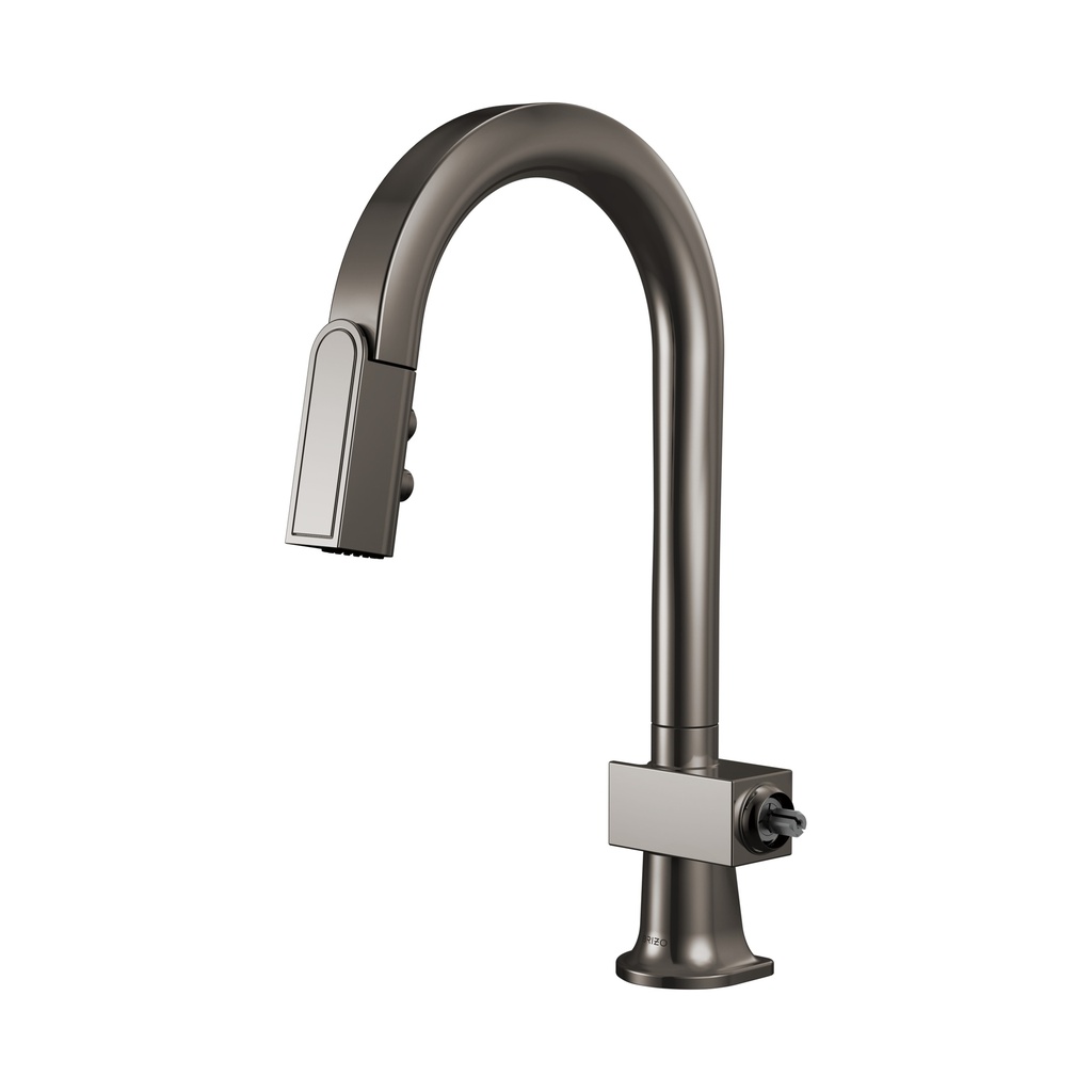Brizo 63922LF-BNXLHP Pull-Down Prep Faucet With Arc Spout L