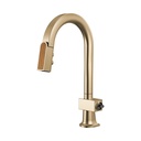 Brizo 63922LF-GLWDLHP Pull-Down Prep Faucet With Arc Spout L